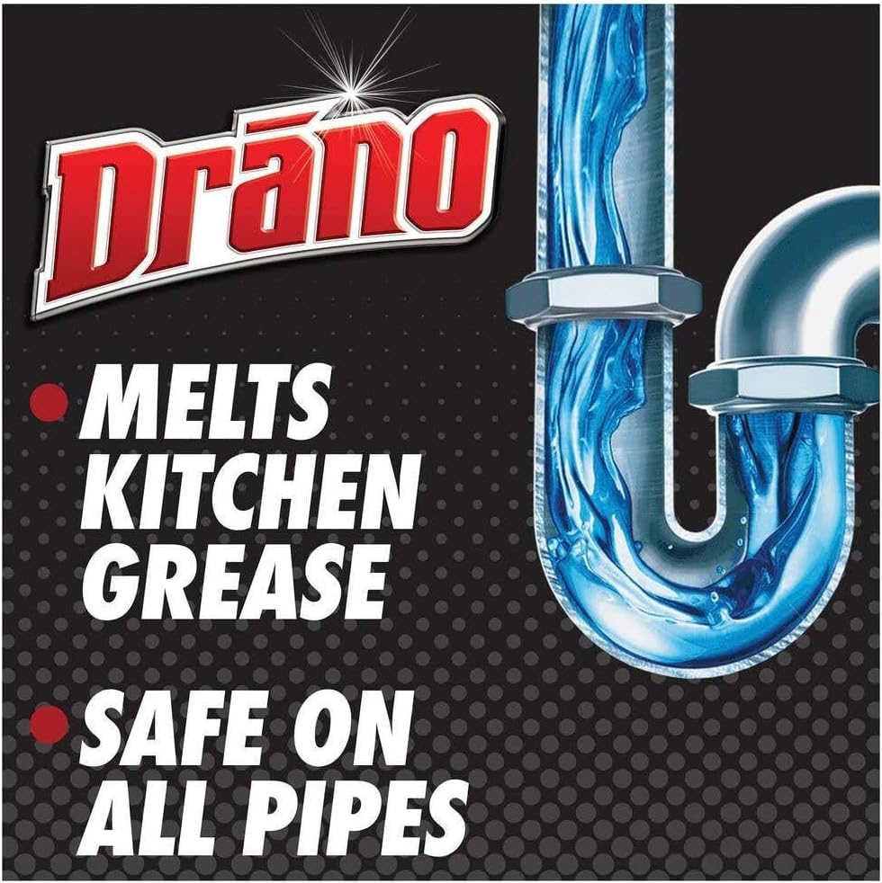 Drano Kitchen Crystals Tub 500g