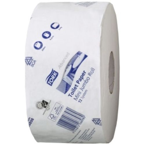 Recycled Mini Jumbo Toilet Roll 2Ply Advanced T2