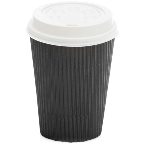 12oz Ripple Wall Hot Coffee Cup Katermaster