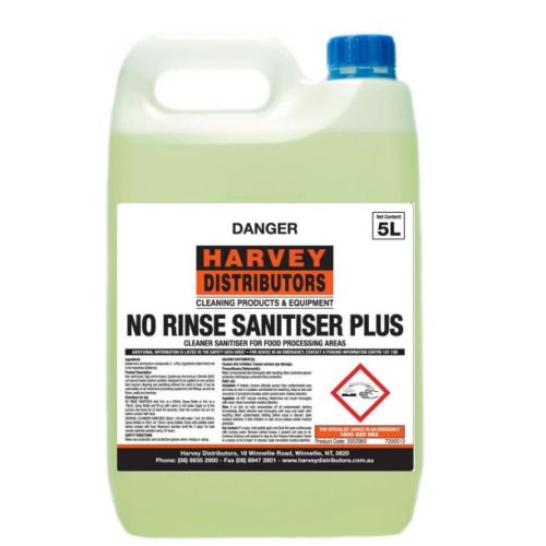 No Rinse Sanitizer Plus 5L