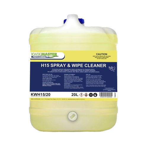 Kwikmaster H15 Spray And Wipe Cleaner