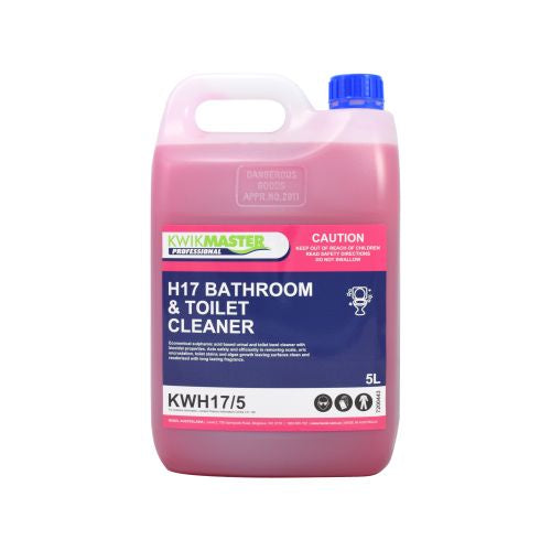 Kwikmaster H17 Toilet And Urinal Cleaner 5L - CT/2