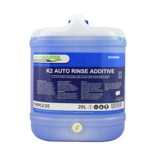 Kwikmaster K2 Auto Rinse Additive 20L