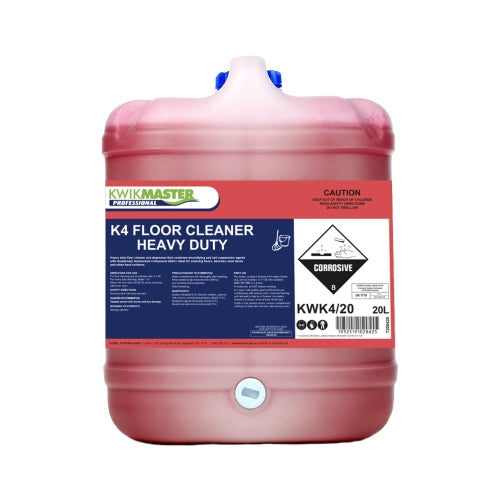 Kwikmaster Professional Floor Cleaner & Degreaser Heavy Duty 20L DR/1