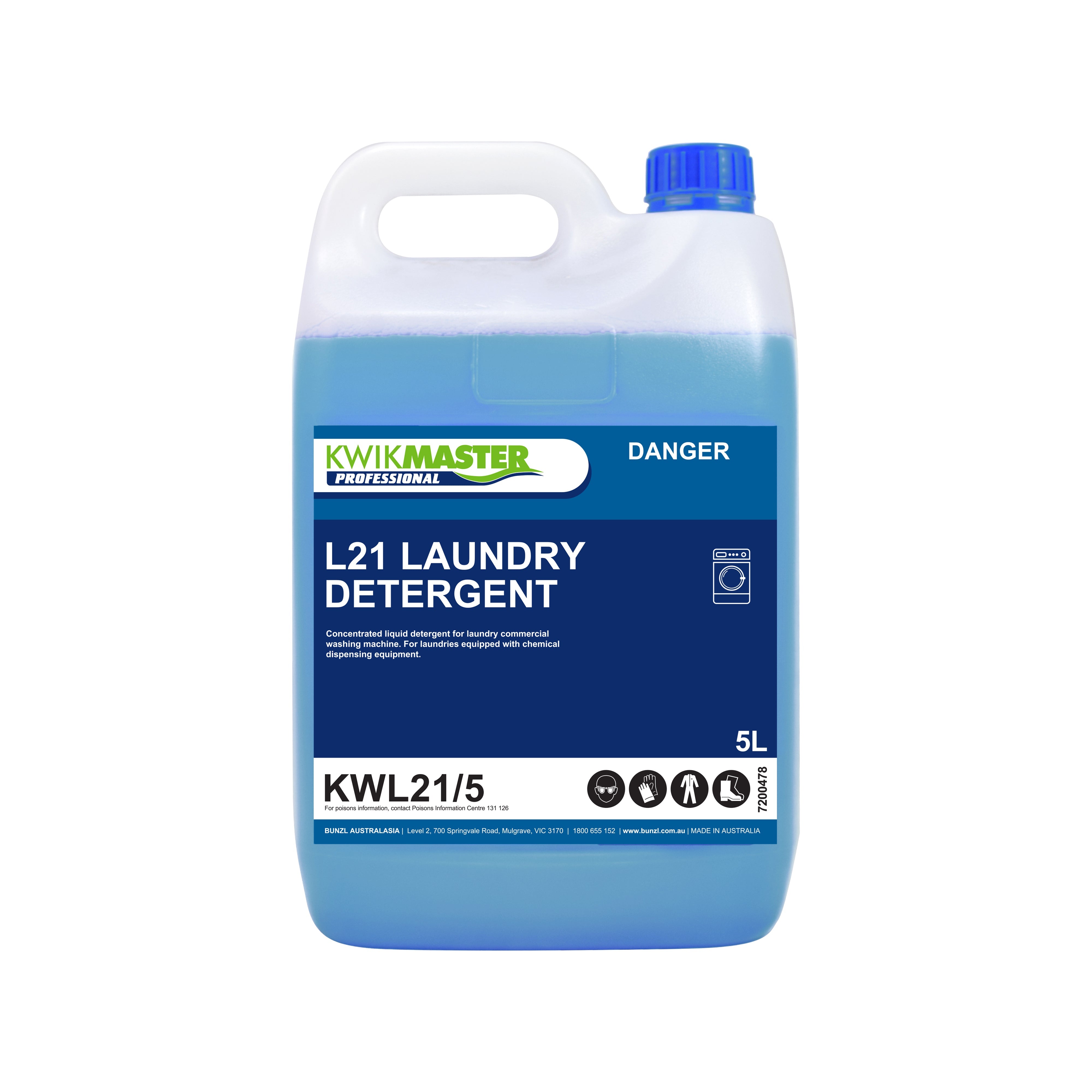 Kwikmaster Laundry Detergent 5L - Each