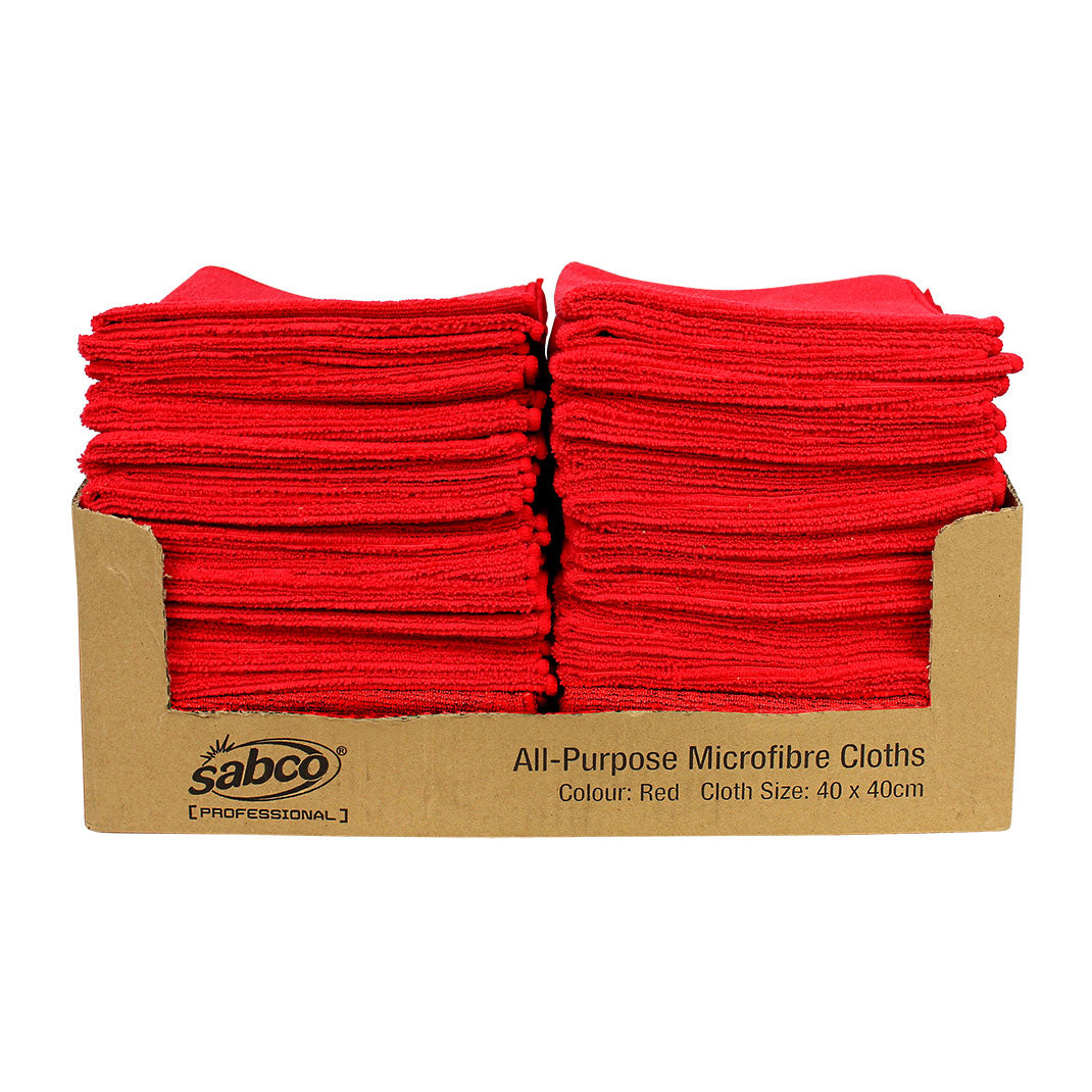 Sabco Microfibre Cloth All Purpose 40cm - BX/50