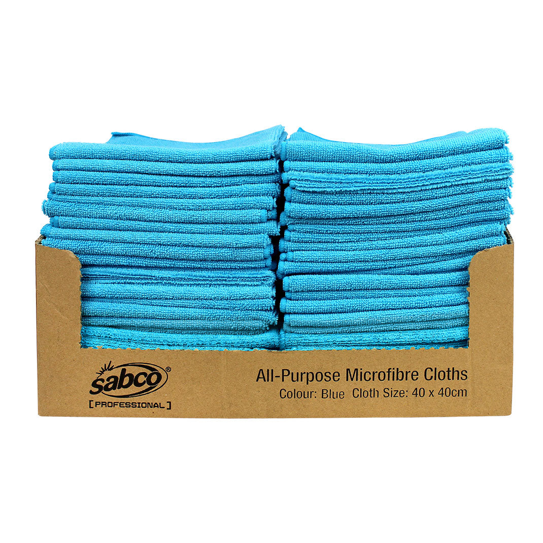 Sabco Microfibre Cloth All Purpose 40cm - BX/50