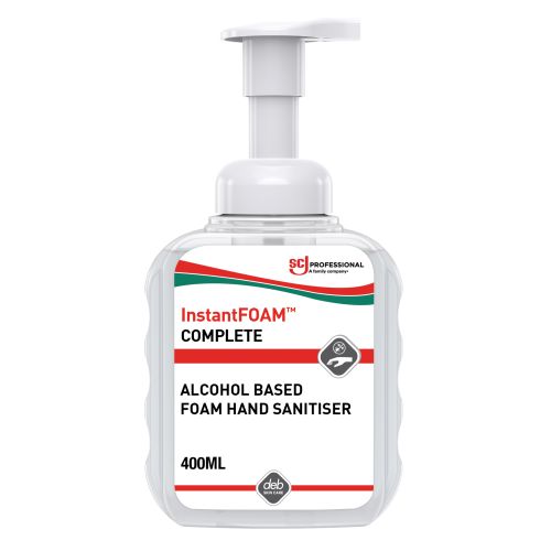 InstantFOAM Complete Hand Sanitiser Pump Bottle 400mL