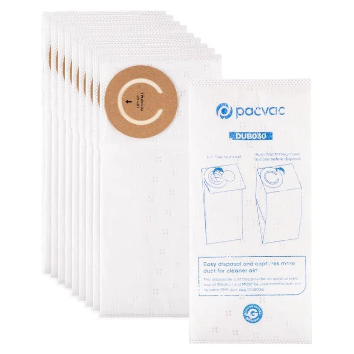 Pacvac Thrift Disposable Fil Bags Pkt
