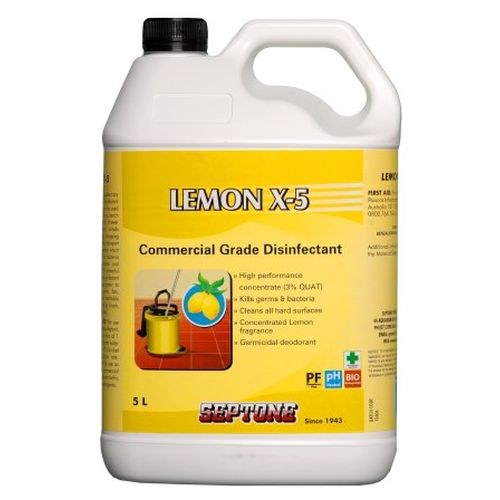 Lemon X-5 Disinfectant 5 Litres
