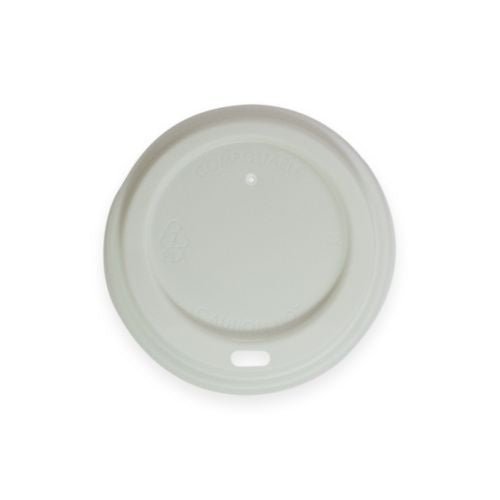 Sustain Lid Hot Cup PLA White 18W/12/16oz