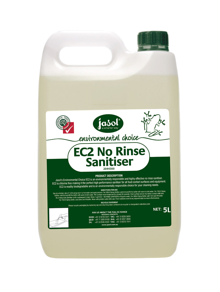 Jasol EC2 No Rinse Sanitiser 5L