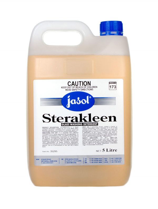 Sterakleen Glass Wash 5 Litre