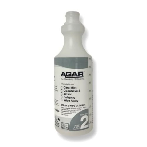 No.02 Spray & Wipe Bottle only 500mL (Trigger Sold Separate)