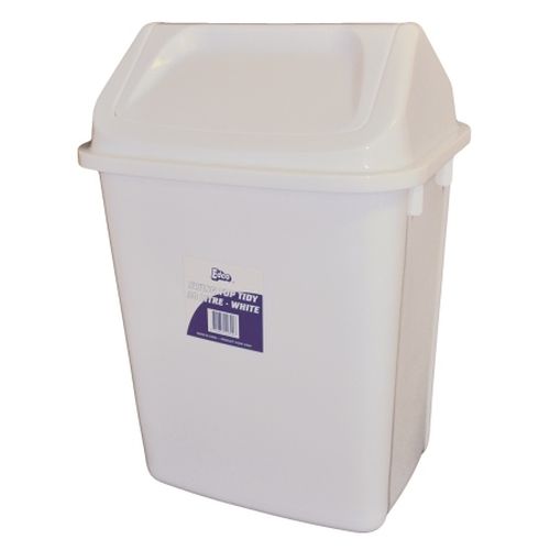 Tidy Bin White 30L