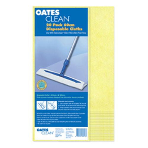 Oates Microfibre Dispos Flr Cloth 60cm