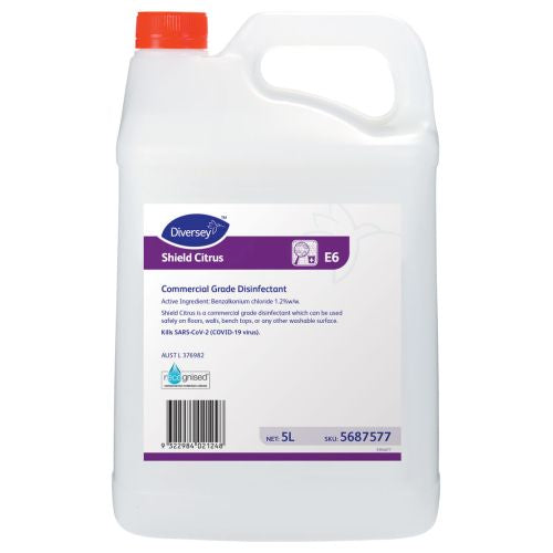 Diversey Shield Cleaner Disinfect Citrus 2 x5L