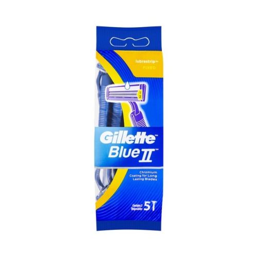Gillette Blue 2 Disposable Shaving Razor 5 Pack