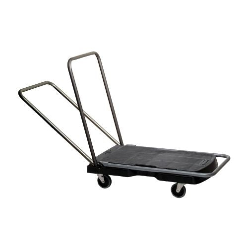 Triple Trolley With Straight Handle Black