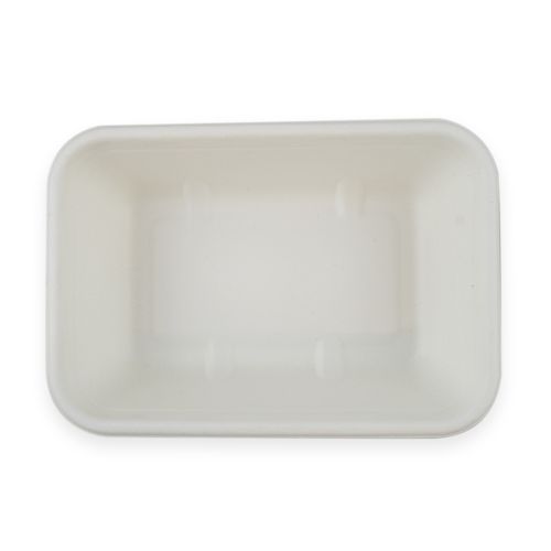 Sustain Sugarcane Rectangular Container White 500mL