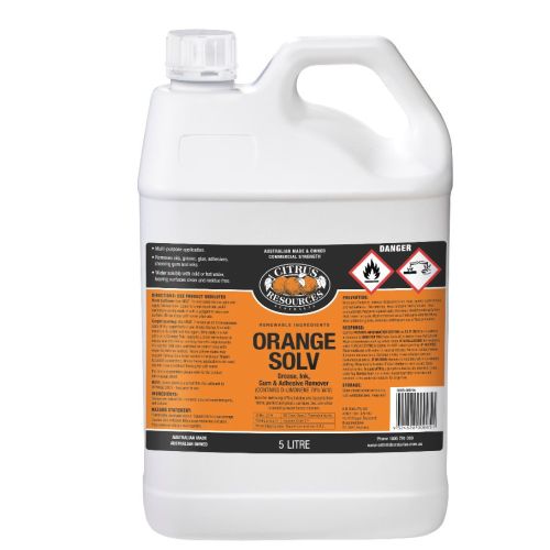 Orange Solvent General Purpose Degreaser & Spotter 5L