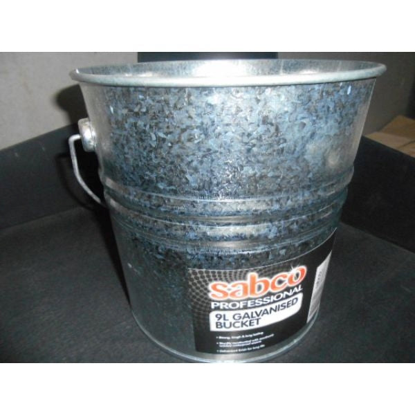 9 Litre Galvanised Bucket