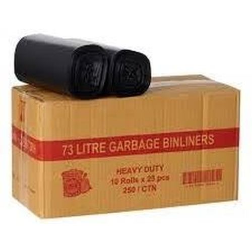 Premium Garbage Bags Heavy Duty 73L CT/250 Roll